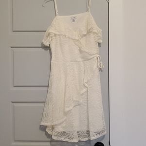 Cream, lace dress